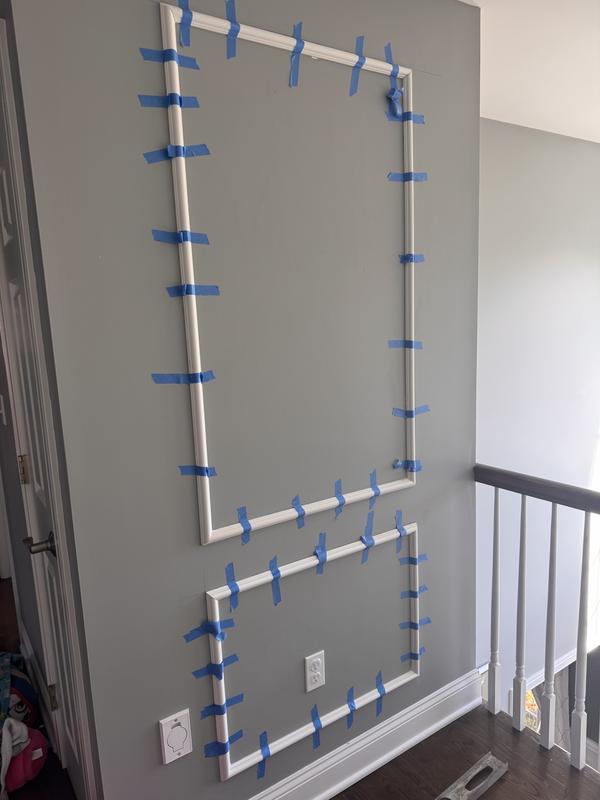 BUILD and BATTEN Wall Panel Rail Kit Finished Polystyrene Strip Picture ...