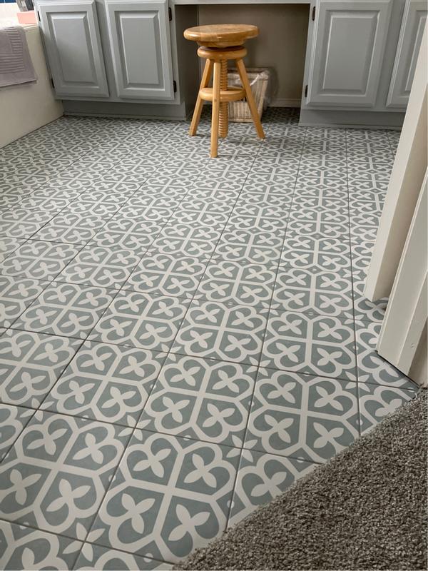 Style Selections Torcello Deco 8-in x 8-in Matte Porcelain