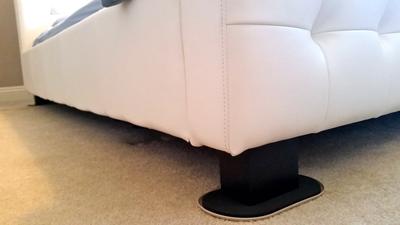 Super Sliders 4-Pack 5-3/4 x 9-1/2 In Oval Plastic Carpet Furniture Slider  at