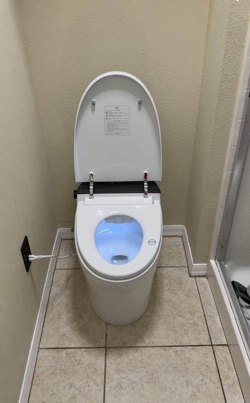 HOROW Power Pump Flush White(Auto Flush) Single Elongated Standard ...