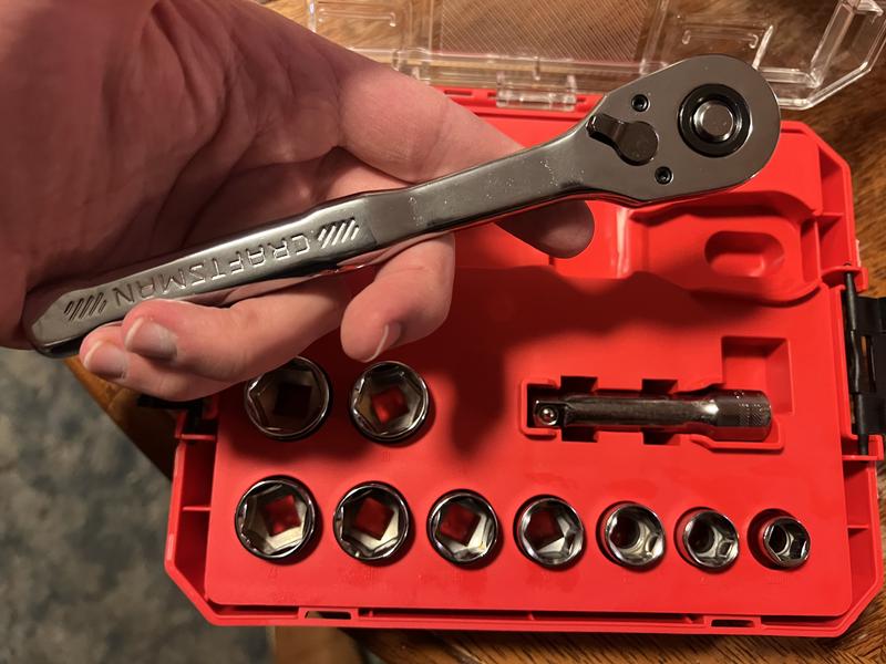 CRAFTSMAN VERSASTACK 11-Piece Metric Polished Chrome Mechanics