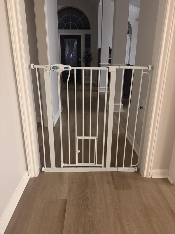 Regalo Gate Extension 6-in x 36-in Pressure/Hardware Mounted White ...