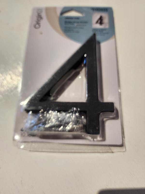 Origin 21 Urbana Park 4-in Black Number 8 33718PKBLG at Lowes.com