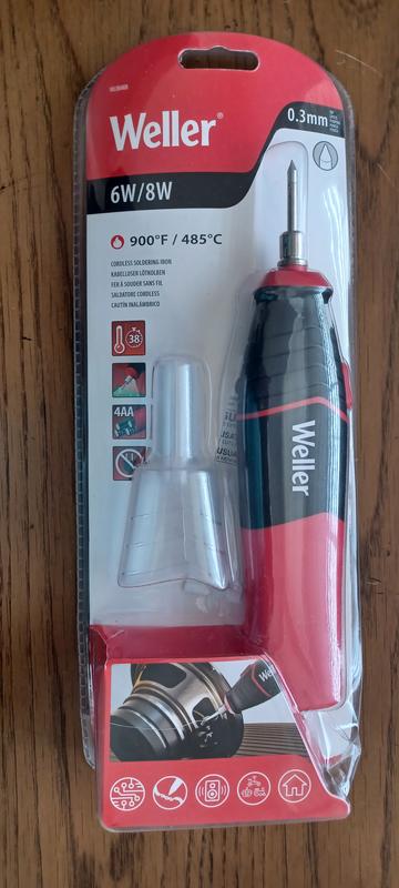 Weller 6W/8W Cordless Battery-Powered Soldering Iron WLIBAK8