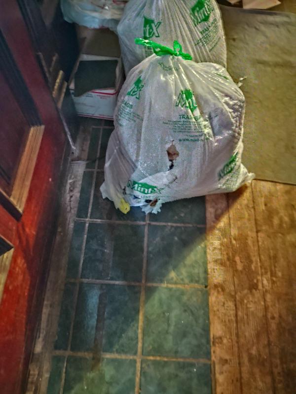 Mint-X Rodent Repellent Trash Bag 13 gal., White
