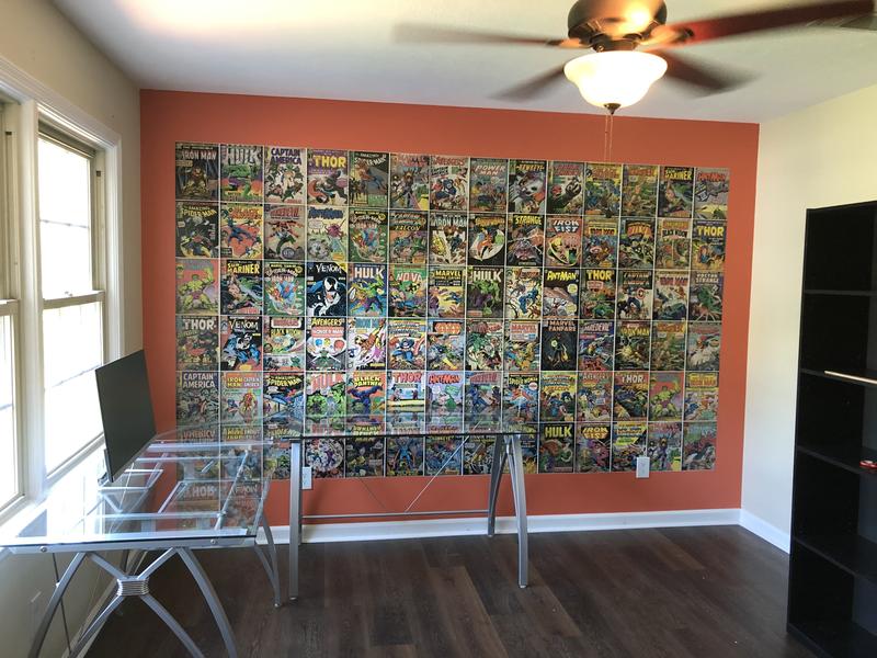 Marvel Comic Book Cover Peel & Stick Wall Mural