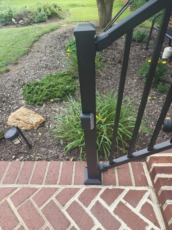 Trex Select 2-1/2-in x 2-1/2-in x 3-ft Charcoal Black Aluminum Deck End ...