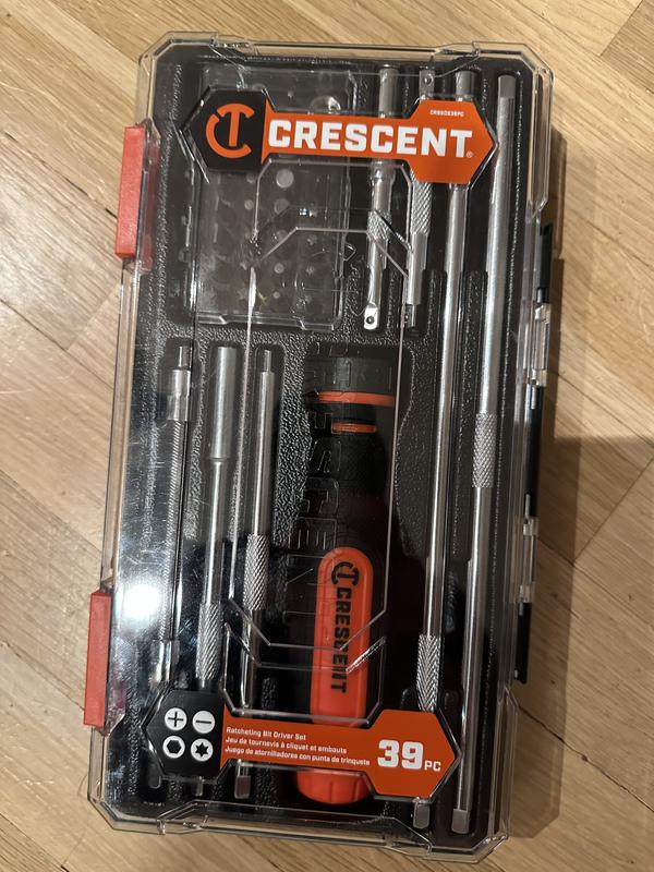 Crescent 39-Piece Ratcheting Variety Pack Screwdriver Set CRBSDS39PC at ...