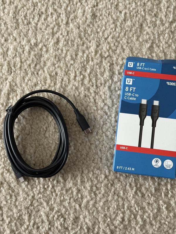Utilitech 8-ft Usb 2 Usb-c Black Cable 8B47-3190006R-FG at Lowes.com