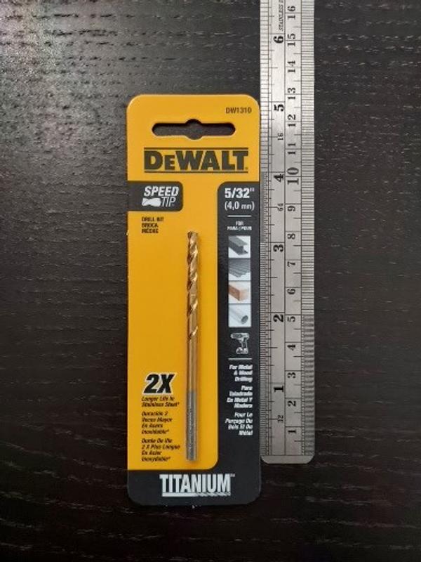 Broca Dewalt Dd5112 Impact Ready De Nitruro De Titanio 3/16 | Cuotas Sin Interés