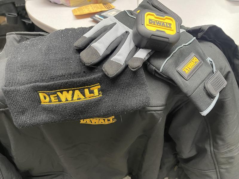 DEWALT Large Black PVC Gloves, (1-Pair) in the Work Gloves