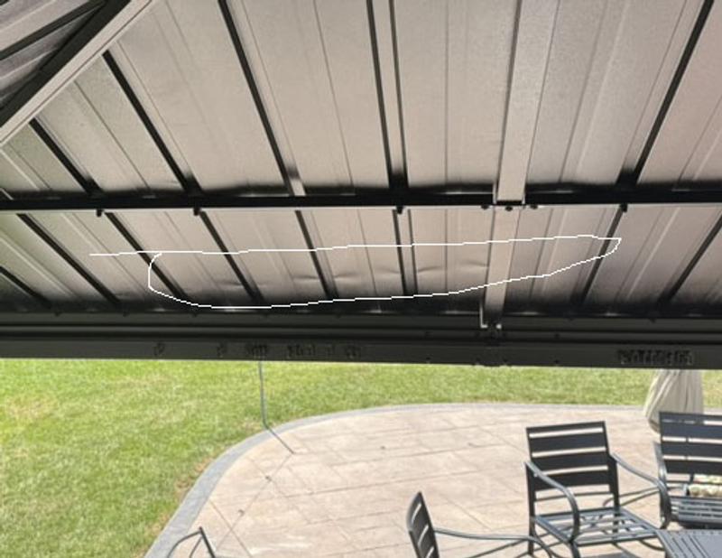 VEIKOUS 12-ft x 10-ft Wood Grain Appearance Hardtop Brown Gazebo