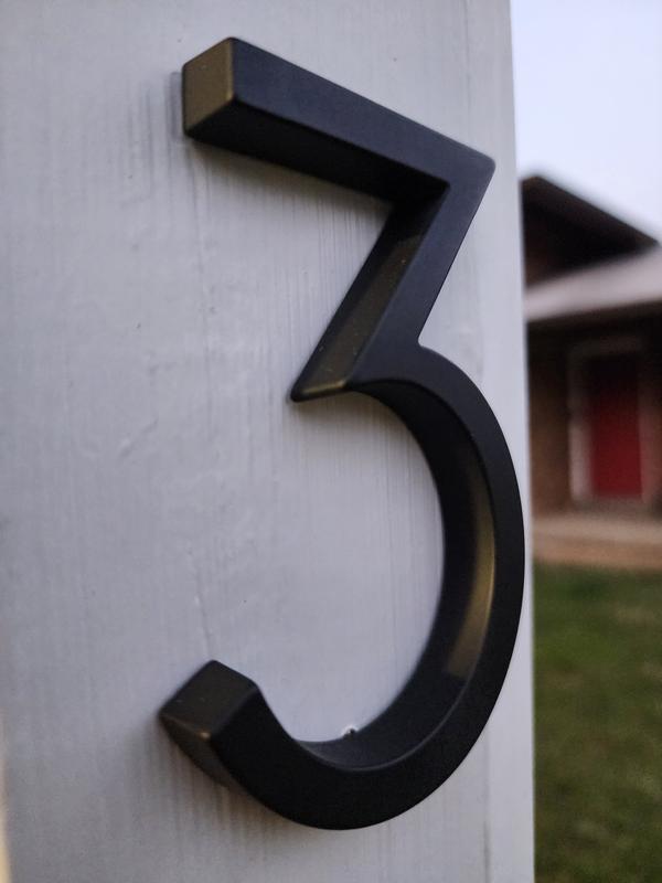 Origin 21 Urbana Park 4-in Black Number 1 33711PKBLG at Lowes.com