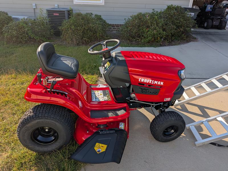 CRAFTSMAN T100 36-in 11.5-HP Gas Riding Lawn Mower CMXGRAM201302 at ...