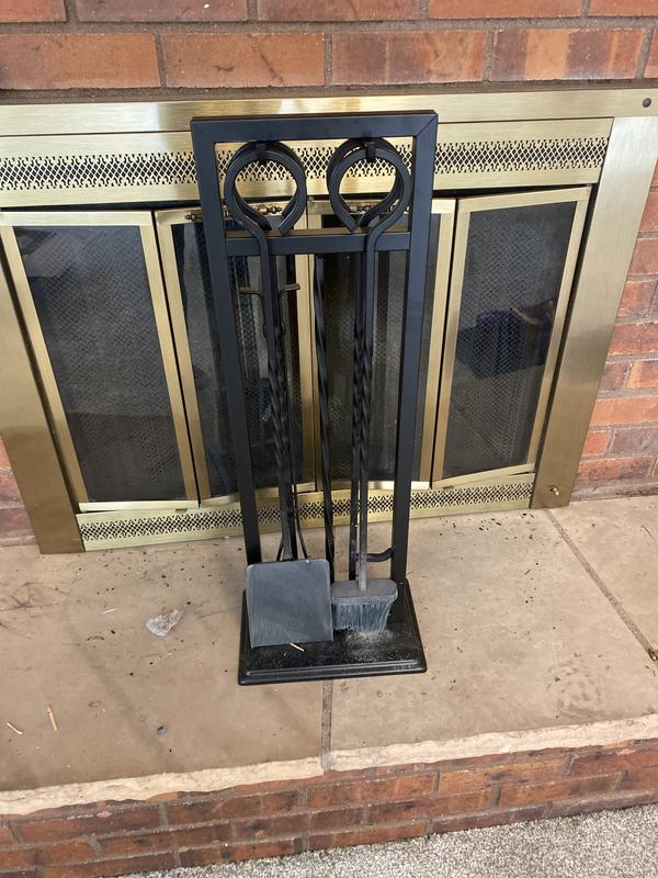 Master Forge 5-Piece Steel Fireplace Tool Set 53539 at Lowes.com