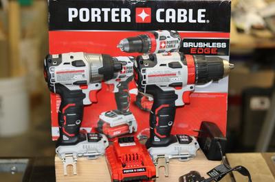 Porter cable 20v online brushless combo