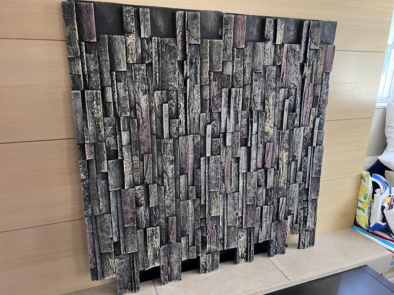 Tritan BP Traditions Faux Stone Panel 7.09-sq ft Volcanic Ash Faux ...