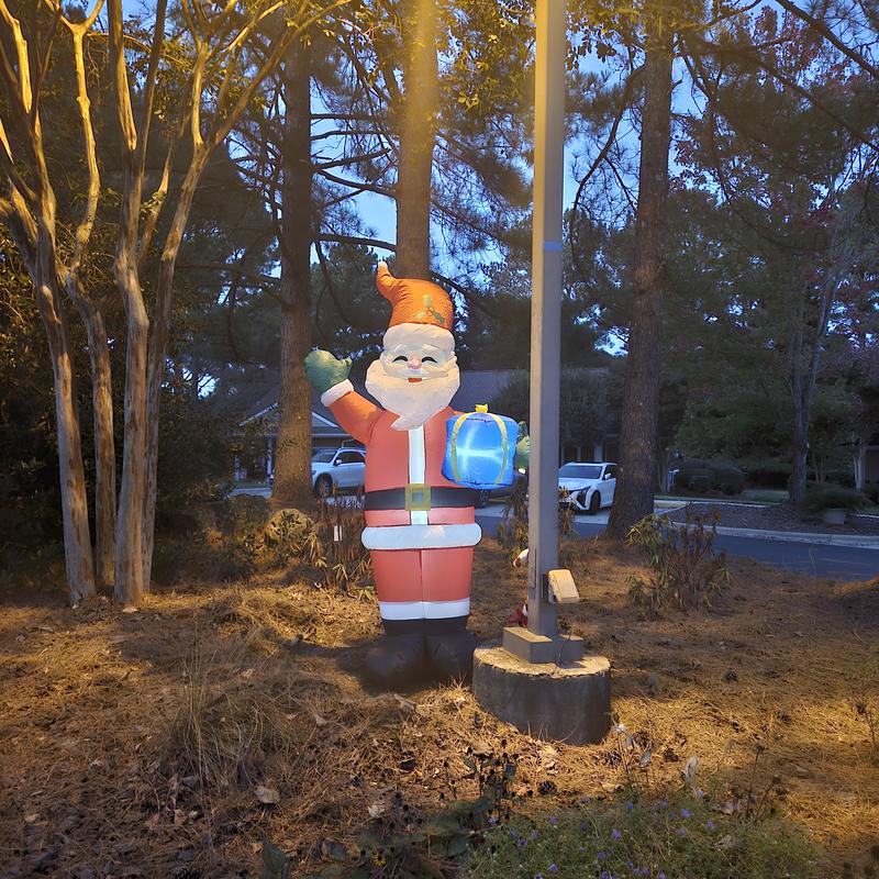 Glitzhome 6-ft Lighted Elf Christmas Inflatable 2005200025 at Lowes.com