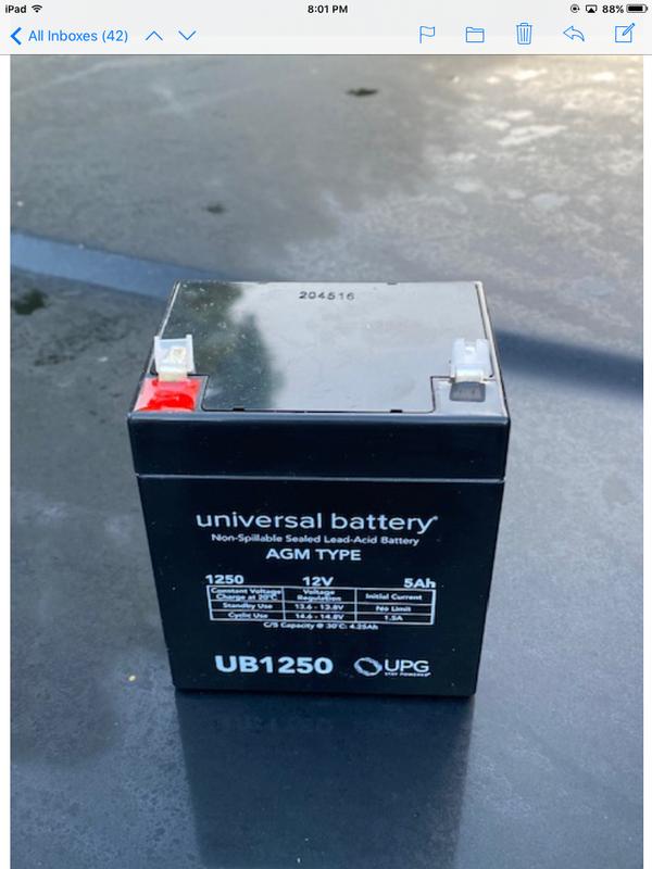 Upg General Purpose Deep Cycle Agm Rechargeable Sealed Lead Acid 1250 Alarm System Batteries In The Device Replacement Batteries Department At Lowes Com