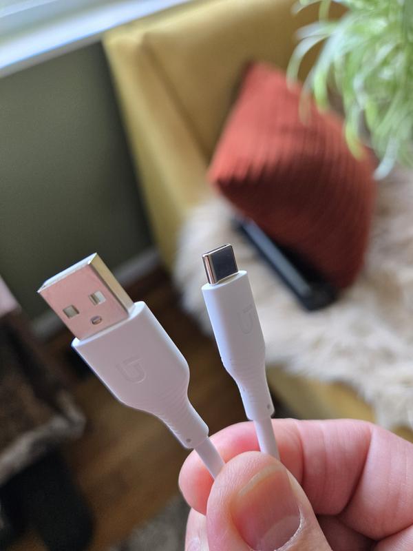 Utilitech 8-ft Usb 2 Usb-c White Cable 8B47-3190011R-FG at Lowes.com