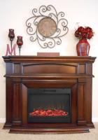 Allen Roth 62 In W Mink Electric Fireplace At Lowes Com
