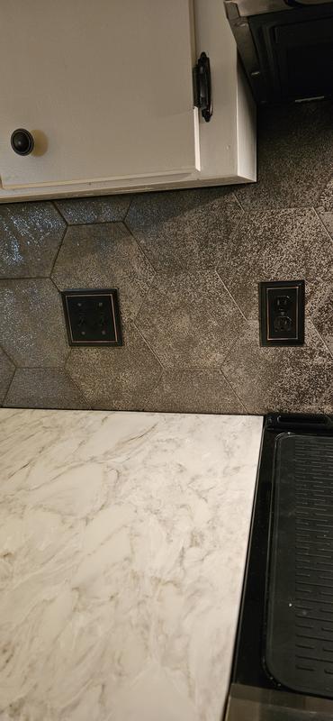 Bronze 8-in x 9-in Metallic Porcelain Floor and Wall Tile (0.376-sq. ft/ Piece)