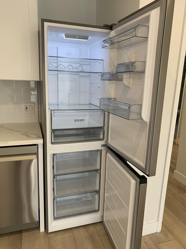 the Bottom-Freezer at in Bottom-Freezer (Stainless department Refrigerators Refrigerator Sharp STAR ENERGY 11.5-cu Steel) ft