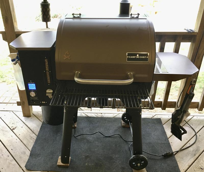 Camp Chef SG24 WIFI 811 Sq in Bronze Pellet Grill with smart