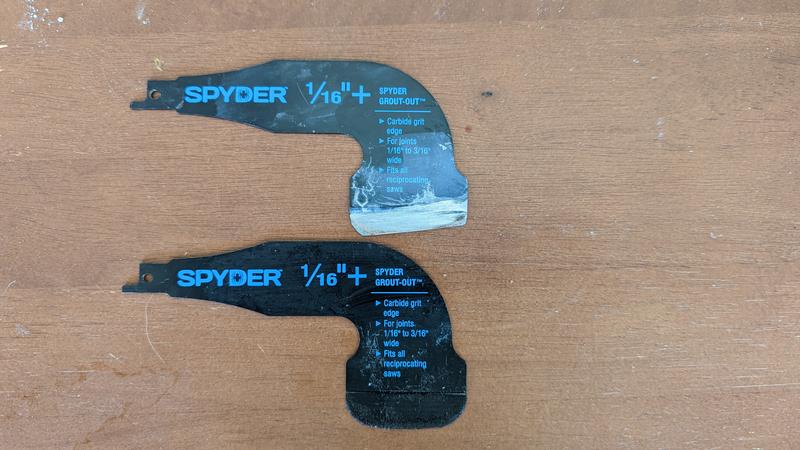 Spyder 0.1875-in Reciprocating Saw Grout Removal Tool Attachment in the  Reciprocating Saw Attachments department at