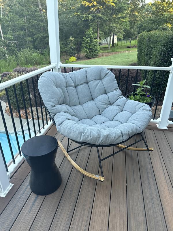 Haysky Outdoor Rocking Chair with 5.5