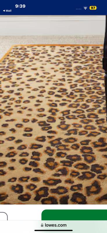 Martha Stewart Kalahari 2 X 10 (ft) Sharkey Gray Indoor Animal Print ...