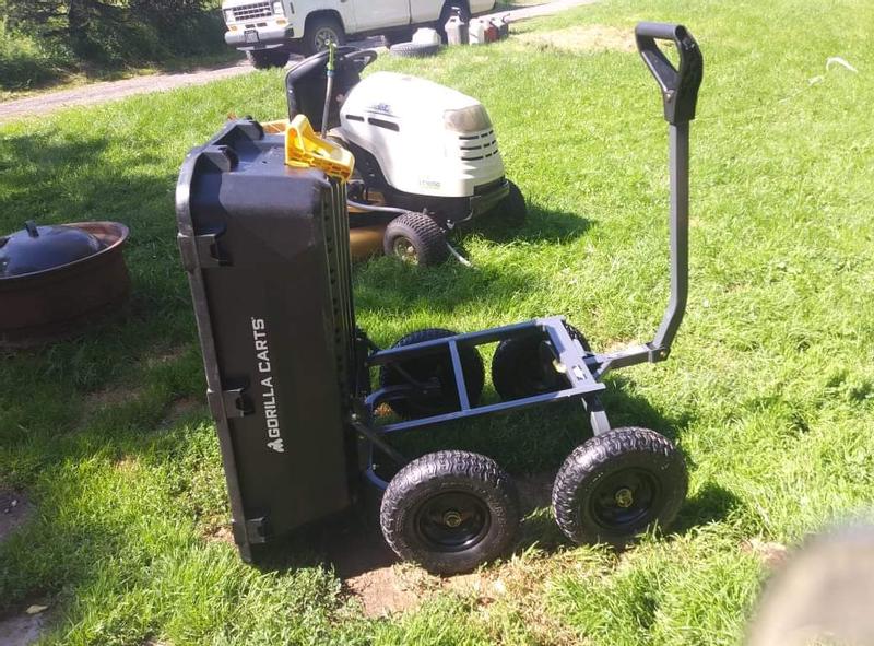 Kobalt 7cu Ft Poly Yard Cart In The Yard Carts Department