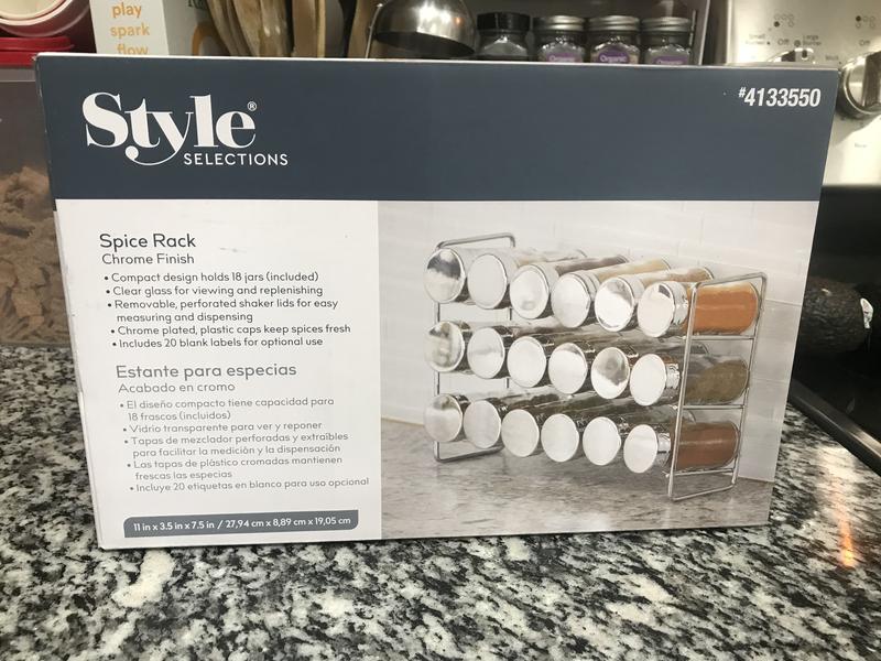 Polder 18 jar online spice rack