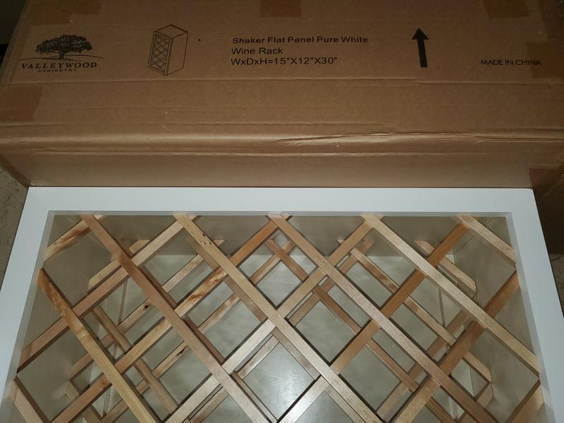 Valleywood Cabinetry Pure White 30-in W x 15-in H x 12-in D Pure White Birch Open Cube Organizer Wall Ready To Assemble Plywood Cabinet (Flat Panel Style)