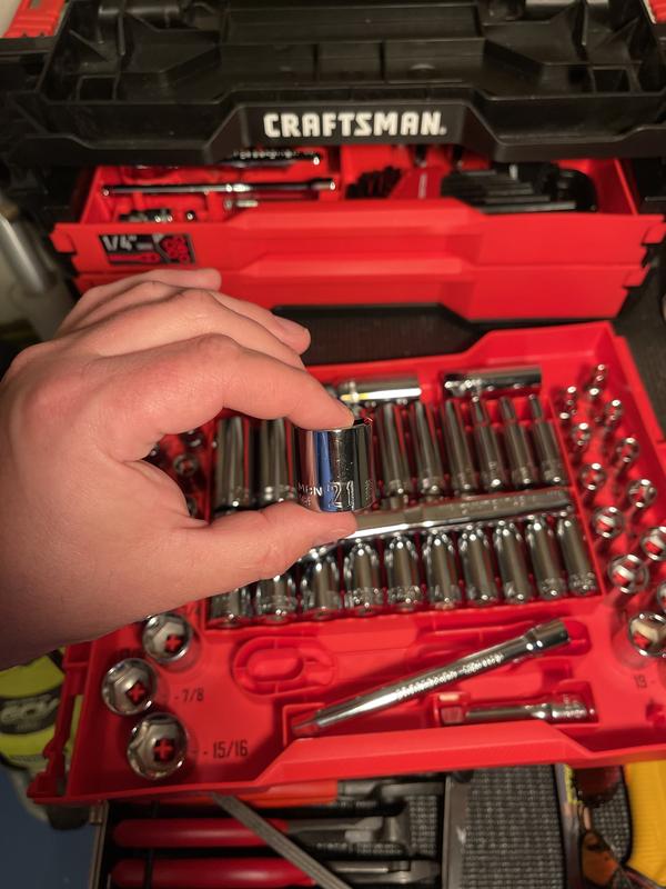 NEW Craftsman 216 pcs Mechanic's Tool Set ratchets sockets wrenches SAE & Metric 
