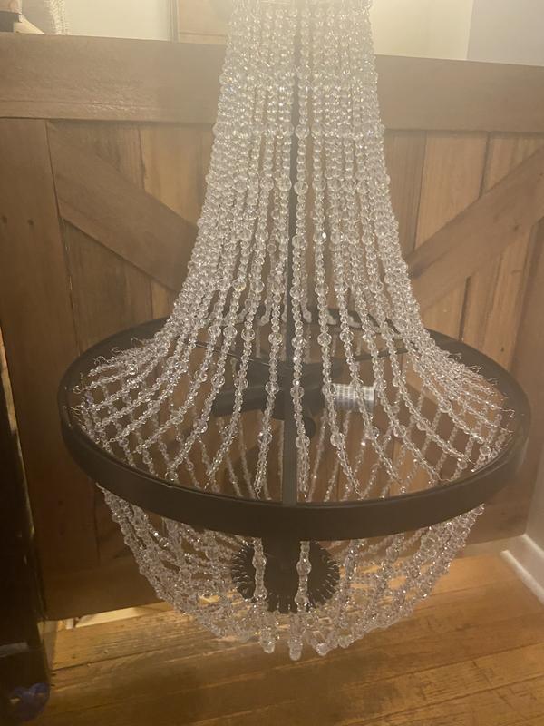 allen + roth Emilia 5-Light Matte Black Modern/Contemporary Chandelier ...