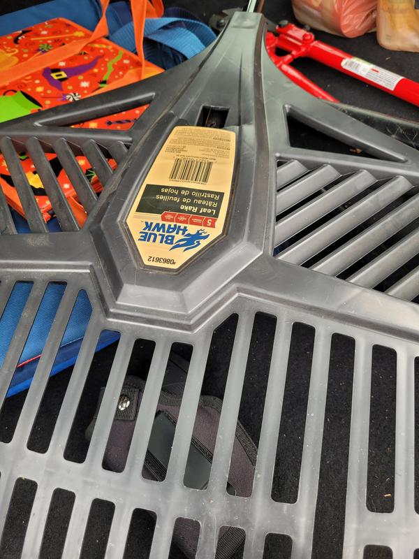 Blue Hawk 26-in Poly Leaf Rake with Steel Handle EP-26SX-BH 34764 at ...