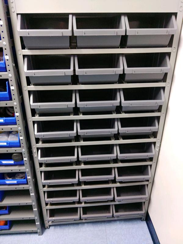 KING'S RACK Storage Bin Rack System Steel Heavy Duty 8-Tier Utility ...