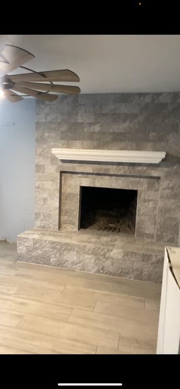 Elida Ceramica Silver Chateau 5-in x 10-in Matte Porcelain Stone Look Wall Tile (0.336-sq. ft/ Piece)