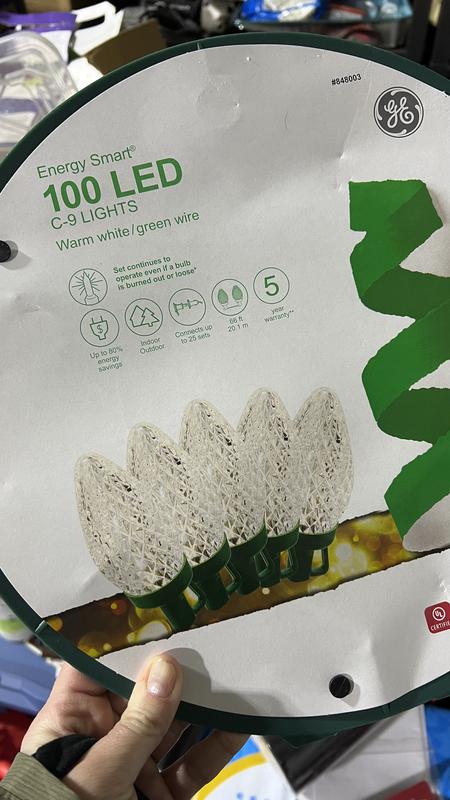 GE StayBright LED Miniature Lights - Warm White, 100 ct - Kroger