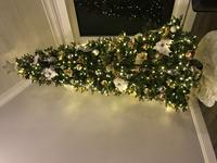 9 Ft Pre Lit Aspen Fir Slim Artificial Christmas Tree With 700 Color Changing Warm White Led Lights