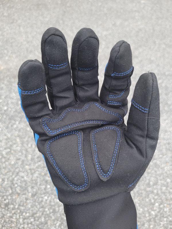 Kobalt Large Blue Nylon Electrical Repair Gloves, (1-Pair) in the