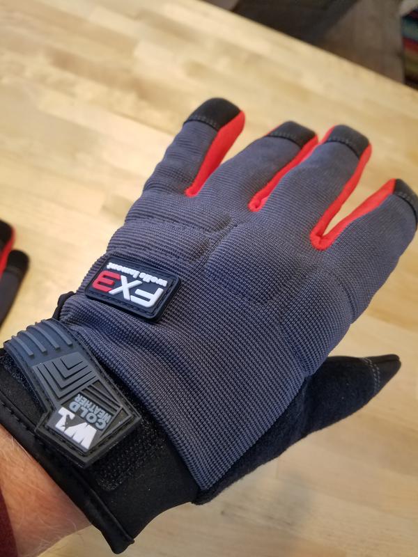 Wells Lamont FX3 Extreme Dexterity Winter Work Gloves, 1 Pair, Blue, Large 7794BXL