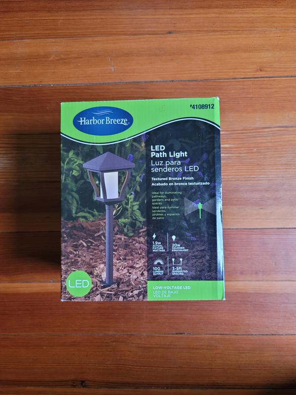 Harbor Breeze 100-Lumen 1.9-Watt Specialty Textured Bronze