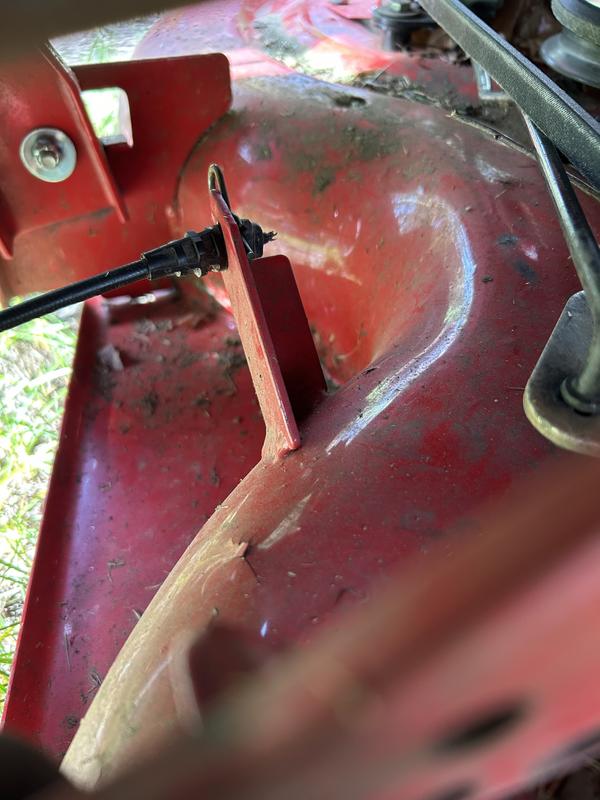 MTD Engine Cable for Riding Lawn Mower - Engine Guard Kit, Metal and ...