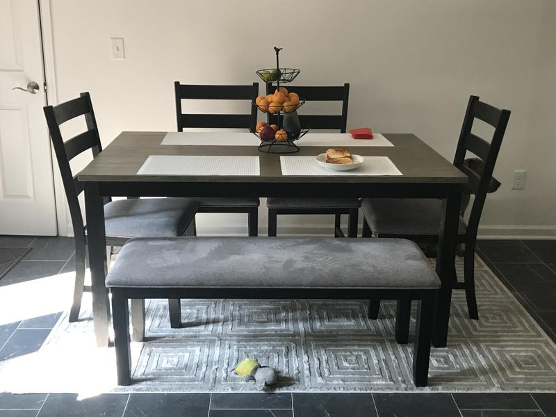 Stratford hayden 2025 gray dining set