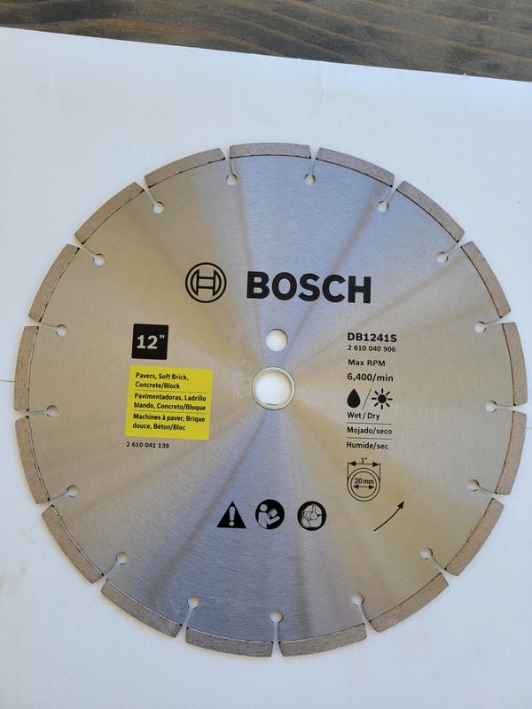 Bosch 12-in Dry Segmented Rim Diamond Saw Blade in the Diamond Saw