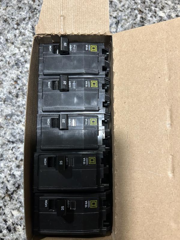 つぼみ堂　25mmインサイドギヤ　2個　ブリルMCB Square D QO 25-amp 2-Pole Standard Trip Circuit Breaker QO225CP at