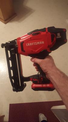 Craftsman 20v 16 gauge finish online nailer