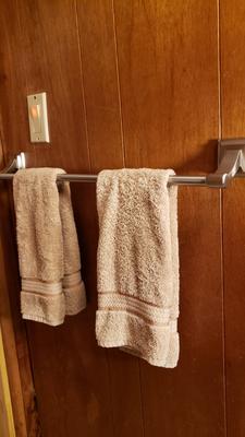 Delta bellamy towel bar sale